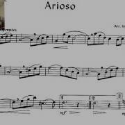 Arioso J S Bach On Saxophone