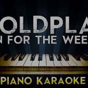 Coldplay Hymn For The Weekend Piano Karaoke Instrumental Lyrics Cover