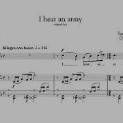 Three Songs Op 10 Iii I Hear An Army