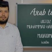 Arab Tili Muqaddima Muhammad Habibulloh