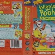 Winnie The Pooh Growing Up Working Together Uk Vhs