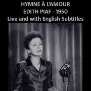 Hymne A Lamour Edith Piaf