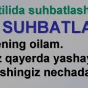 3 Rus Tilida Suhbatlashamiz 3 Диалоглар Mening Oilam Siz Qayerda Yashaysiz Yoshingiz