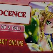 Sword Art Online I Op 2 Innocence Marie Bibika Russian Tv Cover