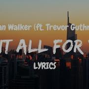 All For You Alan Walker