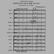 Tchaikovsky Variations On A Rococo Theme Op 33 Variation Iv Andante