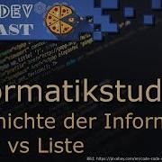 19 Informatikstudium Geschichte Array Vs Liste