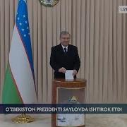 Shavkat Mirziyoyev Saylovda Ovoz Berdi