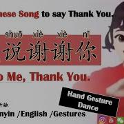 Chinese Song Thank You