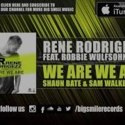 We Are We Are Feat Robbie Wulfsohn Shaun Bate Sam Walkertone Remix