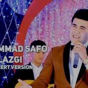 Muhammad Safo Lazgi Concert Version