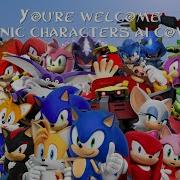 Sonic Characters You Re Welcome