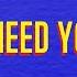 Jon Batiste I NEED YOU Lyric Video