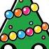 How To Draw A Cute Christmas Tree Easy Drawing And Coloring For Kids And Toddlers