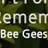 Bee Gees Don T Forget To Remember MR Inst Karaoke Version