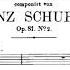 Schubert An Die Laute D 905