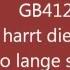 GB412a Es Harrt Die Braut So Lange Schon