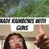 Made Rainbows With Guns Gun Rainbow Glock Rainbowcraft Airsoft Rainbows Pistol Military