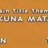 Timon And Pumbaa End Credits