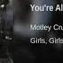 Motley Crue You Re All I Need