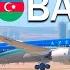 Azerbaijan Airlines AZAL Moscow Baku X Plane 11 Dreamliner 787 Moskva Bakı Tam Uçuş