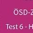 Arena ÖSD Β2 J Test 6 Hören Aufgabe 1 Prüfungsvorbereitung ÖSD Zertifikat B2 Für Jugendliche