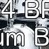 124 BPM Rock Drum Beat For Musical Practise