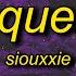 Siouxxie Masquerade Lyrics