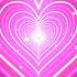 Heart Background Pink Tunnel Heart Background Screensaver Video Effects Heart Lights Background