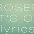 Tom Rosenthal It S OK Lyrics