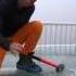 China S Giant Glass Bridge Hit With Sledgehammer BBC Click