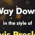 Elvis Presley Way Down Karaoke Version From Zoom Karaoke