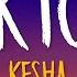 Kesha TiK ToK Lyrics