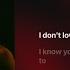 John Legend I Don T Love You Like I Used To Lyrics