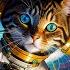 Nexxus 604 Cats In Space Psychedelic Trance Mix 4K AI Animated Music Video