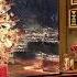 Cozy Christmas Coffee Shop Ambience 1950s Jazz Music For Relaxing Studying Winter Background Music