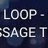 GOT7 LOVE LOOP Message Tone