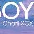 Charli XCX Boys Lyrics