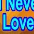 I Ll Never Fall In Love Again KARAOKE Tom Jones Nuansamusikkaraoke