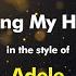 Adele Hiding My Heart Karaoke Version From Zoom Karaoke