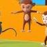 Five Little Monkeys Jumping On The Bed 3D Animation English Nursery Rhyme For Children