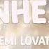 Lionheart Demi Lovato Lyrics Video