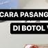 CARA PASANG SEDOTAN DI BOTOL VIRAL