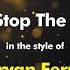 Bryan Ferry Don T Stop The Dance Karaoke Version From Zoom Karaoke