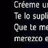 Karol G Maluma Créeme Lyrics Letra