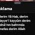 Ender Doğan Seherde Meskânede Her Nefes Derim Allah