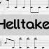 헬테이커 Helltaker 핑거스타일 기타 타브악보 Fingerstyle Guitar Tab