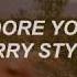 Harry Styles Adore You Lyrics