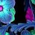 Neon Flower Light Background 4K VJ Loop Video No Copyright Background Video