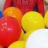 Spider Man Popping Balloons Trick Shots